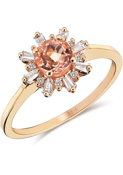 Reis Kuyumculuk T1528 The Morganite Altın Yüzük