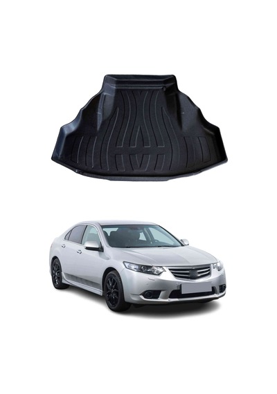 Honda Accord Sedan 2009-2017 Arası Uyumlu Araca Özel Kauçuk Tpe Bagaj Havuzu Siyah