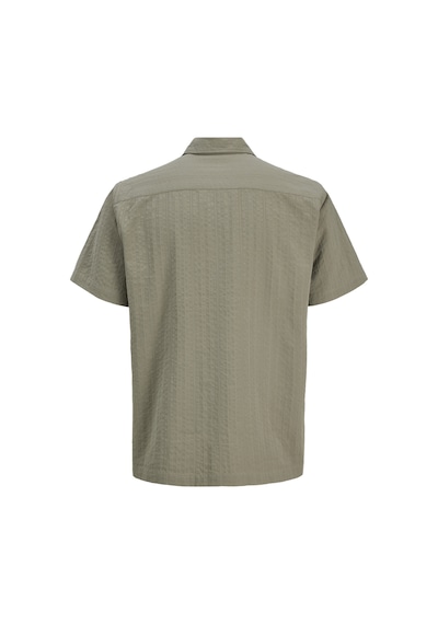 Jack & Jones Erkek Relaxed Fit Kisa Kollu Gömlek - Easton - 12294082 Vetiver