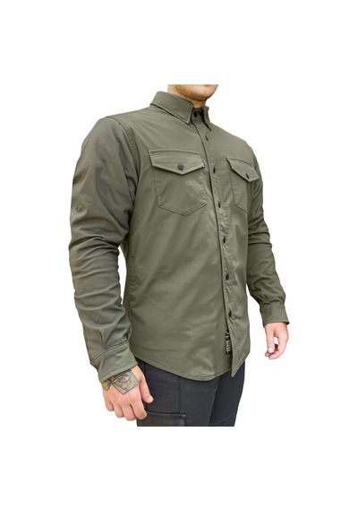 Eagle Khaki Korumalı Motosiklet Gömleği Erkek