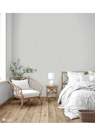 Adawall Muse Koleksiyonu- 25104-2 Krem Keten Efektli Modern Duvar Kağıdı 1.06x15.6m, 16.5m²