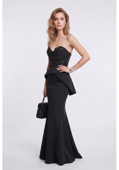 Mor Sposa Kadın Abiye Mr0434 Siyah