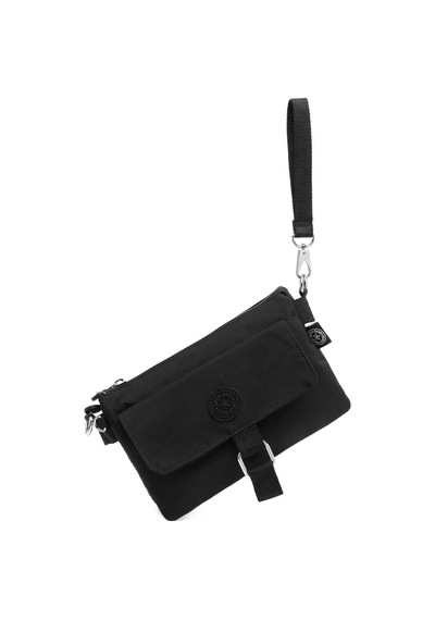 Smart Bags 1147 Krınkle Kumaş Postacı Çantası (Siyah) Siyah
