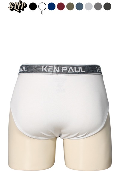 Kp Erkek Düz Pamuklu Beyaz Boxer Slip Boxer Beyaz