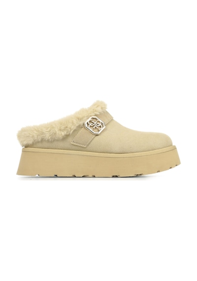 Guess Dolmana2 Kadın Krem Terlik Flfdocesu06-nude Krem