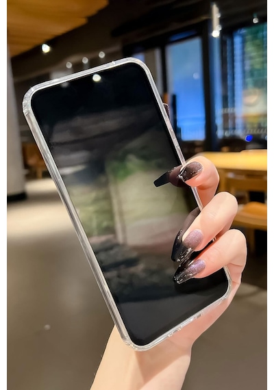 Samsung Galaxy Uyumlu A36 Kılıf Solmayan Imd Baskı Desenli, Şeffaf Tpu+pc Botanik Kapak