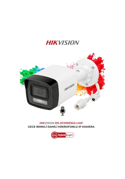 Ds-2cd1023g2-lıuf 2mp Gece Renkli Hybrid Light Bullet Kamera Gece Renkli Ve Sesli