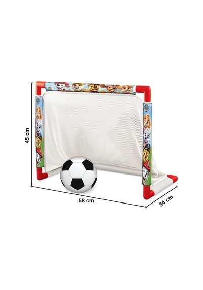 Paw Patrol Lisanslı Çocuk Futbol Seti - Minyatür Kale Ve Futbol Topu Ev İçi Ve Bahçe Oyunu 3+ Yaş Çok Renkli