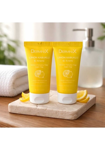 Limon Kabuklu El Kremi 2'li 50 Ml Yoğun Nemlendirici Avantajlı Set
