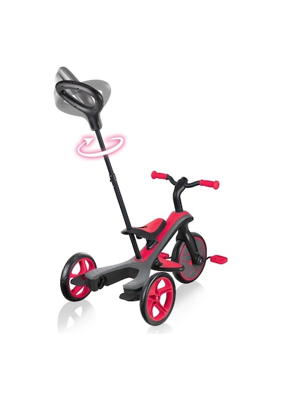 Globber Explorer 4 in 1 Kırmızı Bebek Bisikleti