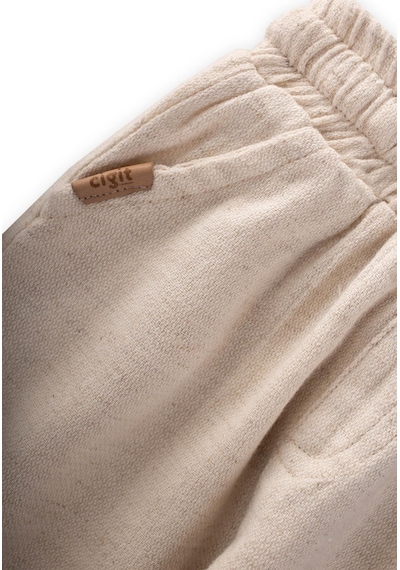Cigit Keten Pantolon 1-10 Yaş Naturel