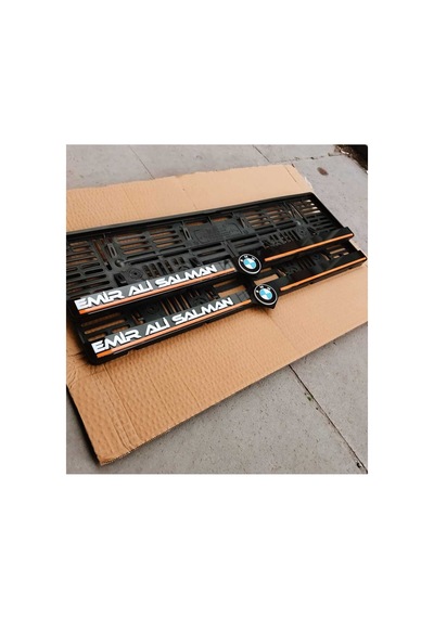 Plakalık Lazer Kesim Pleksi 2 Adet Bmw Kişiye Özel Plakalık İsime Özel Plakalık - 784761919