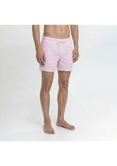 Jack & Jones Jack Jones Şort Mayo Maui Ocean Seersucker Pembe