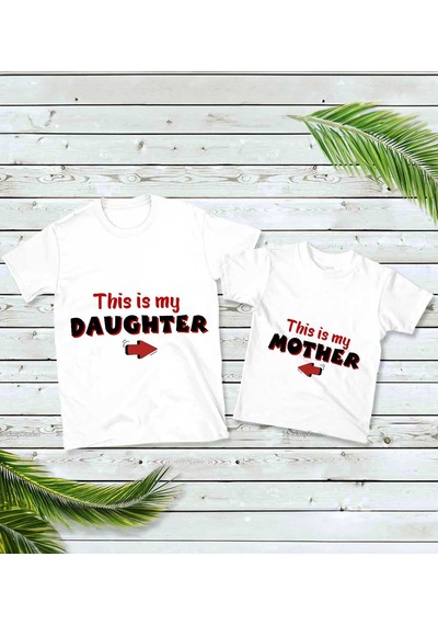 Bk Gift 2li Anne-kız Kombin Tişört Seti-2, Anneye Hediye, Anneler Günü Hediyeleri Kobitmeyencom30575 Bk Gift