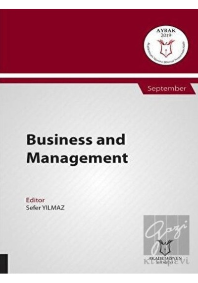 Business And Management (Aybak 2019 Eylül) - Akademisyen Kitabevi