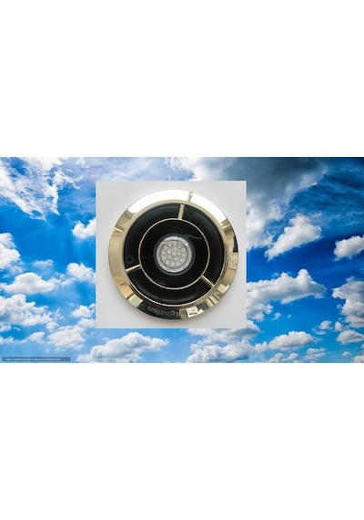 Airluks 250 Radyal Lıghtfan 125 M3 Sessiz Işıklı Banyo Fanı