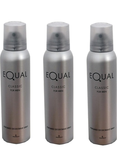 Equal Classic Erkek Sprey Deodorant 3 x 150 ML