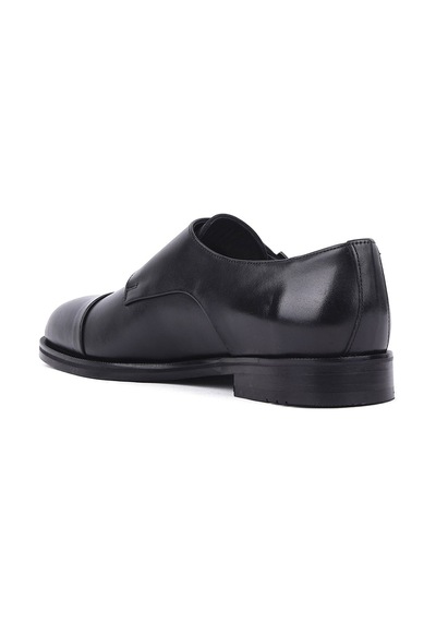 Shoetyle - Hakiki Deri Siyah Renk Günlük Erkek Ayakkabı 250-2379 -1537
