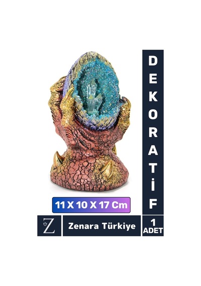 Premium Yüksek Kalite Çok Şık Dekoratif Hediyelik Özel Gün Biblo Koleksiyon Polyester Dragon Pençesi