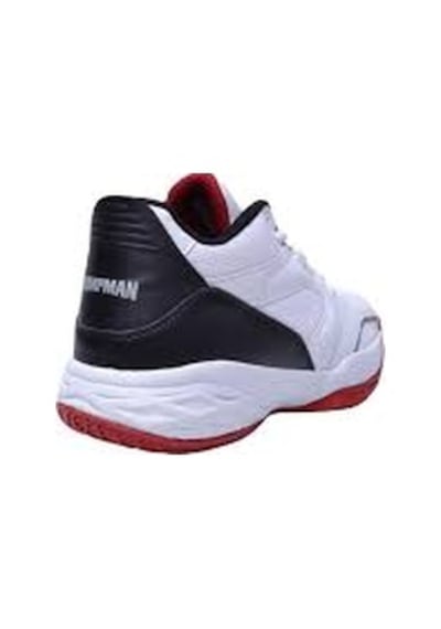 JUMP 27722 A White Basketbol Unısex Beyaz Siyah Kırmızı Beyaz