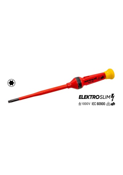 İzeltaş 14000005338 1000 V T20 Elektro Slim Torx Uçlu Tornavida
