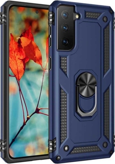 Galaxy S21 Kılıf Zore Vega Kapak Mavi