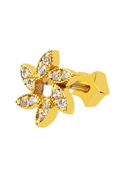 Bilezikci  14 Ayar Altın Piercing Tragus Küpe Kphsy14k22496 Sarı