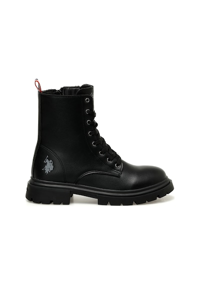 U.s. Polo Assn. Halles 3pr Siyah Kadın Biker Bot 000000000101468795 Siyah