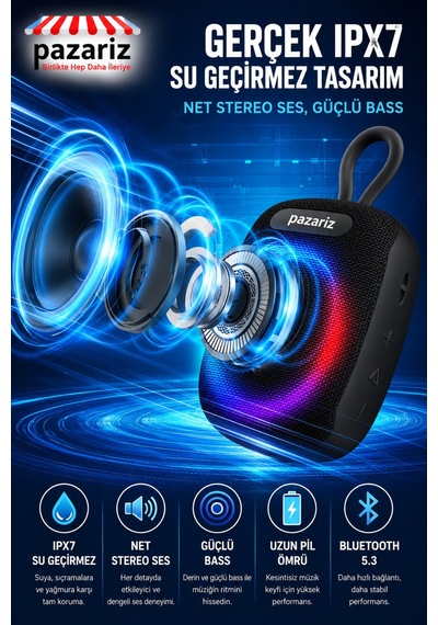 Wıreless Bluetooth Portable Speaker Bs-296 8w Rgb Kablosuz Hoparlör Scooter Ve Bisiklet Uyumlu Bluetooth Hoparlör Taşınabilir Şarjlı Rgb Işıklı 1800 Mah Ipx7 Su Geçirmezlik Dış Mekan Hoparlör Wıreless Bluetooth Portable Speaker Bs-296 8w Rgb Kablosuz Hoparlör Scooter Ve Bisiklet Uyumlu Bluetooth Hoparlör Taşınabilir Şarjlı Rgb Işıklı 1800 Mah Ipx7 Su Geçirmezlik Dış Mekan Hoparlör