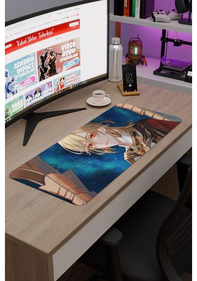Kaveh Genshin Impact Anime Oyuncu V3 - 70x30 Xl Gaming Mouse Pad Fare Altlığı