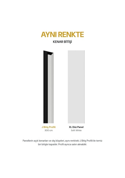 Vilo Mpc Xl Düz Duvar Paneli Soft White 265cm Yapıştırmalı Montaj - Neme Ve Darbeye Dayanıklı