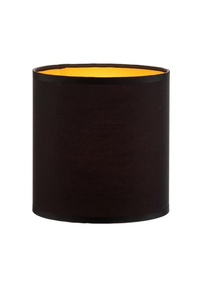Levaillant Siyah Abajur Şapka & Başlık - İçi Gold Kaplama, 15 Cm Çap, 18 Cm Yükseklik - Özel Üretim & Kusursuz İşçilik