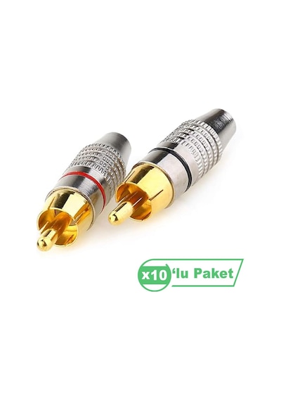 Losen Le5023 Rd Rca Erkek Konnektör 10 Lu Paket