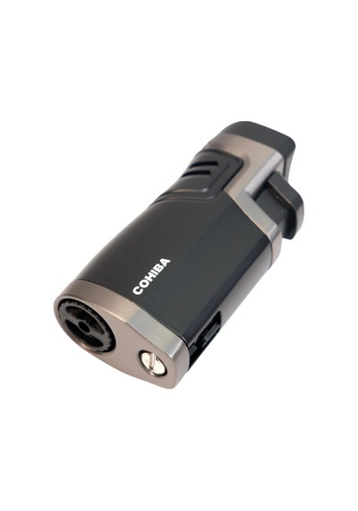 Cohiba 4 Torch Pürmüz Delicili Siyah Metal Puro Çakmağı - Tr9494