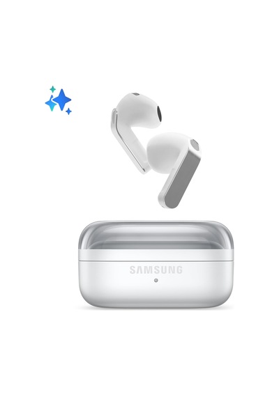 Galaxy Buds4 Bluetooth Kulaklık, Beyaz, Metal Gövde, 1 Yollu Hoparlör, Ultra Net Arama Sesi, Adaptif Gürültü Kontrolü