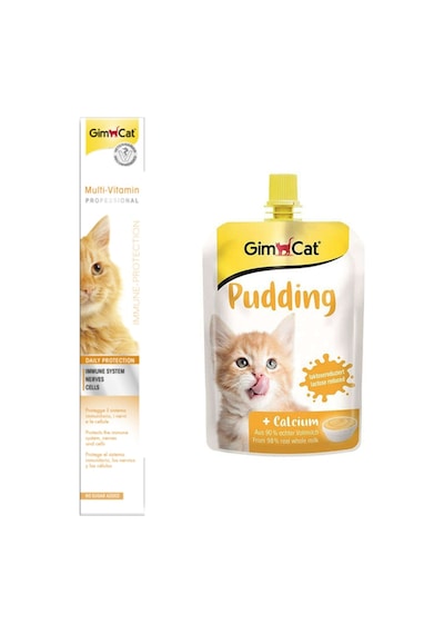Gimcat Multivitamin Paste Kedi 100 G + Kedi Puding 150 G