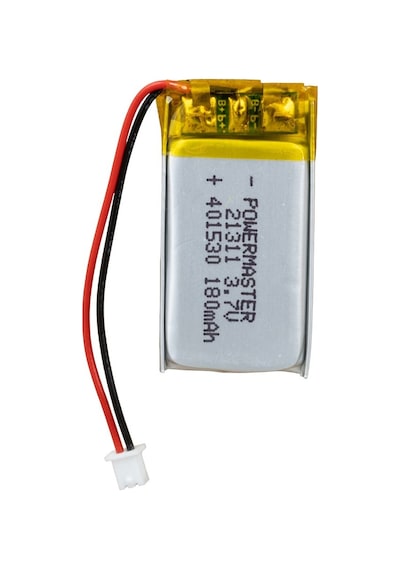 Powermaster 3.7 Volt 180 Mah Lityum Polimer Şarjlı Pil 4x15x30 Mm Akıllı Saat Kulaklık Pili