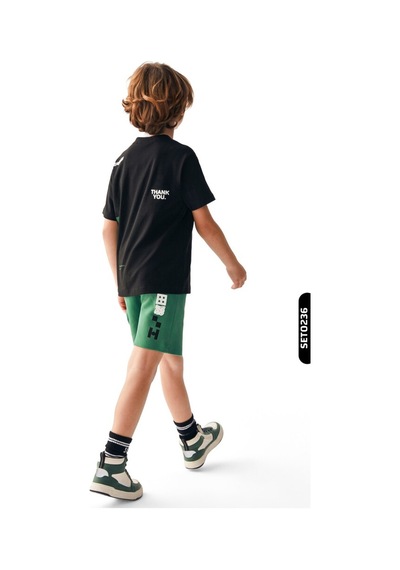 Nk Kids Xo Kids Torba Cepli Erkek Çocuk Şort 4-8 Yaş 66511 Yeşil