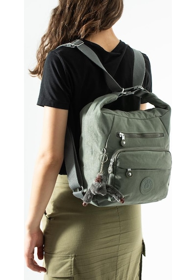 Baginn İster Sırt İster Omuz İster Çapraz Askılı Fonksiyonel Kullanım Kadın Çantası 28 28 Cm 571 Collection Gri