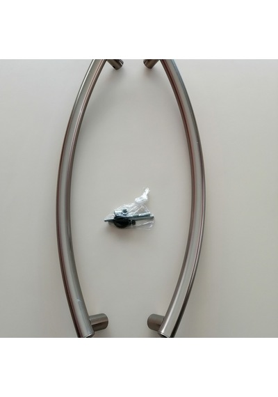 Alüminyum Yay Tip Kol 50 Cm Boyunda Bronz Eloksal
