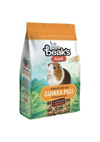 Beaks Ginepig Guinea Pig Kemirgen Yemi Maması 500gr 3 Adet