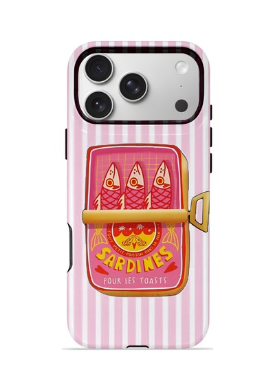 Apple iPhone Uyumlu 17 Pro Vorian Çift Katmanlı Magsafe Kılıf Sardine Club Pink