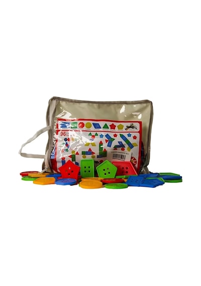 Geometrik İpli Düğmeler 96 Parça Seti