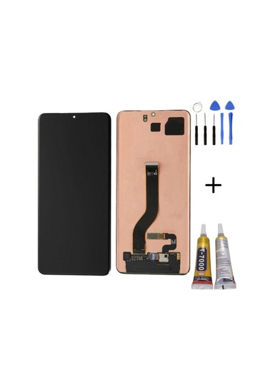 Te Samsung Uyumlu S20 Plus G985 Oled Lcd Ekran + Montaj Seti