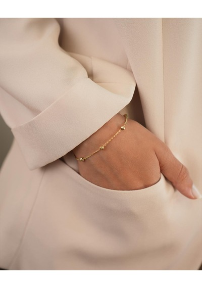 Debora Jewelry 14 Ayar Altın Dorikalı Zincir Bileklik