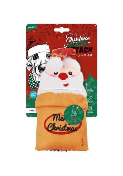 Chrıstmas Prezzıe Snack Attack Köpek Oyuncağı Açık Bej