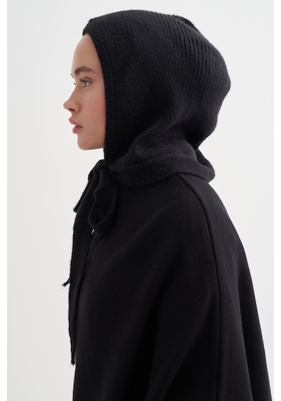 Carell Knit Balaclava Bere Başlık Siyah Çok Renkli