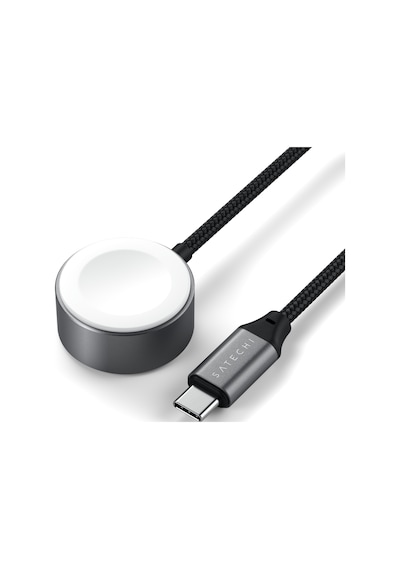 Satechi Usb-c Magnetic Hızlı Şarj Kablo Apple Uyumlu Watch  Uzay Grisi ST-QCAWM