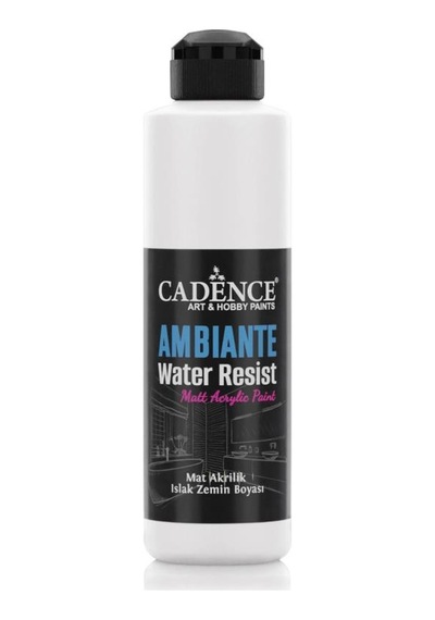 Cadence Ambiante Suya Dayanıklı Akrilik Boya AW-01 BEYAZ 250ML + KATALİZÖR 10GR