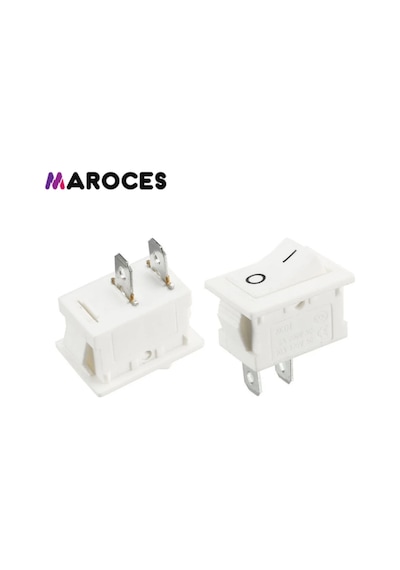 Ic-125B Mini (S) Işıksız Anahtar On-Off Beyaz Renk 10 Adet